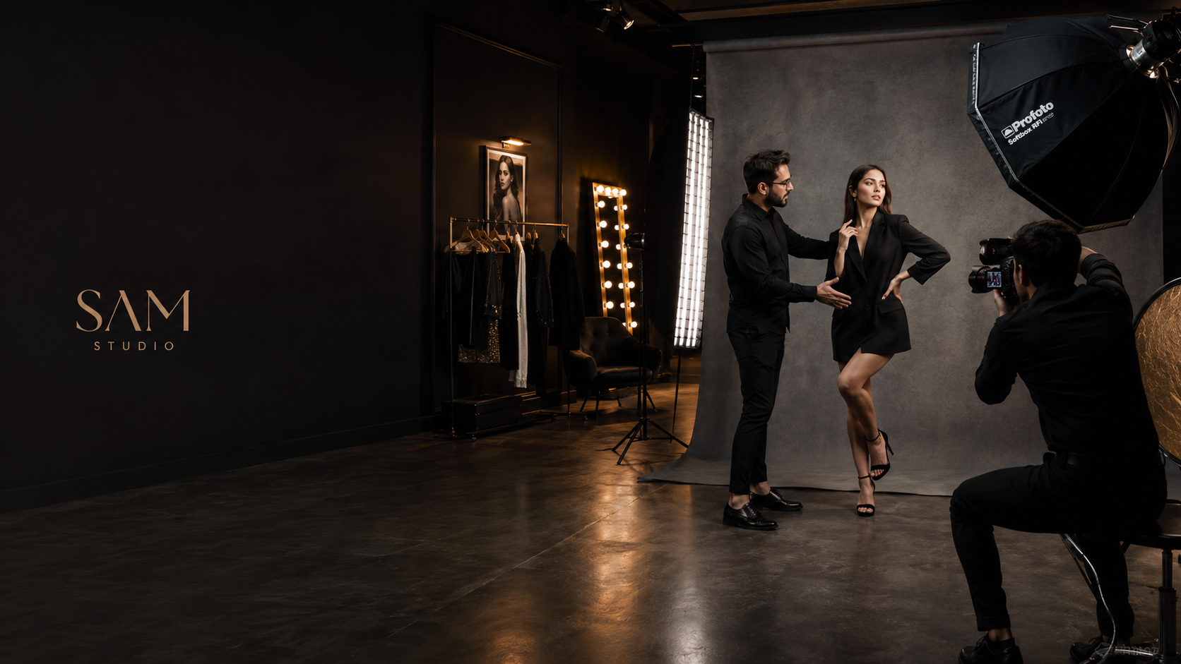 Model development workshop and guided studio photoshoot at SAM Studio